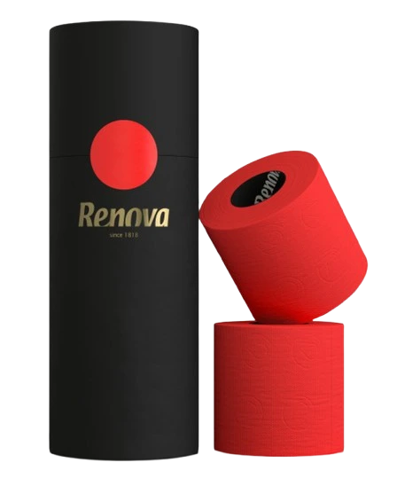 Papel higienico Renova Rojo pack de 3 luxury