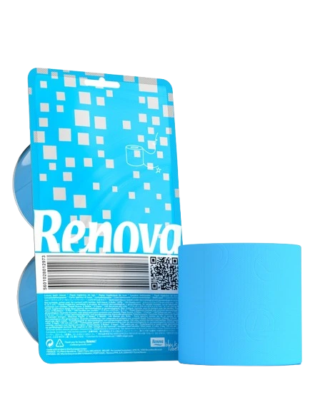 Papel higienico Renova Azul pack de 2
