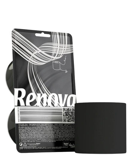 Papel higienico Renova Negro pack de 2