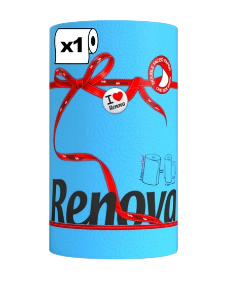 Rollo de cocina Renova Azul