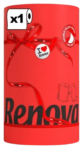 Rollo de cocina rojo